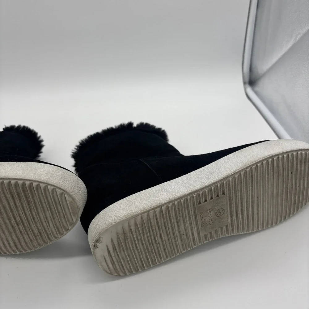 Blondo Haven Waterproof Suede Comfort Sneaker, Women's Size 9 Black. Winter Shoe